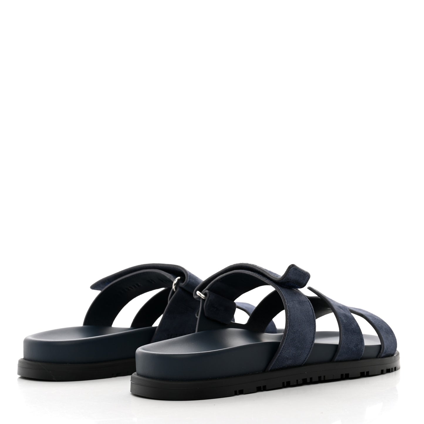 Suede Goatskin Womens Chypre Sandals 37 Bleu Celeste