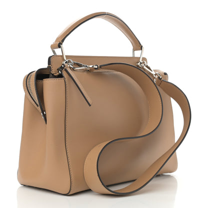 Fendi Calfskin Flowerland Studded Dotcom Satchel Cuoio Multicolor 3 of 15
