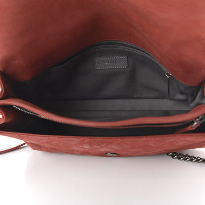 Chanel Iridescent Calfskin Large Coco Daily Flap Red 5 of 11