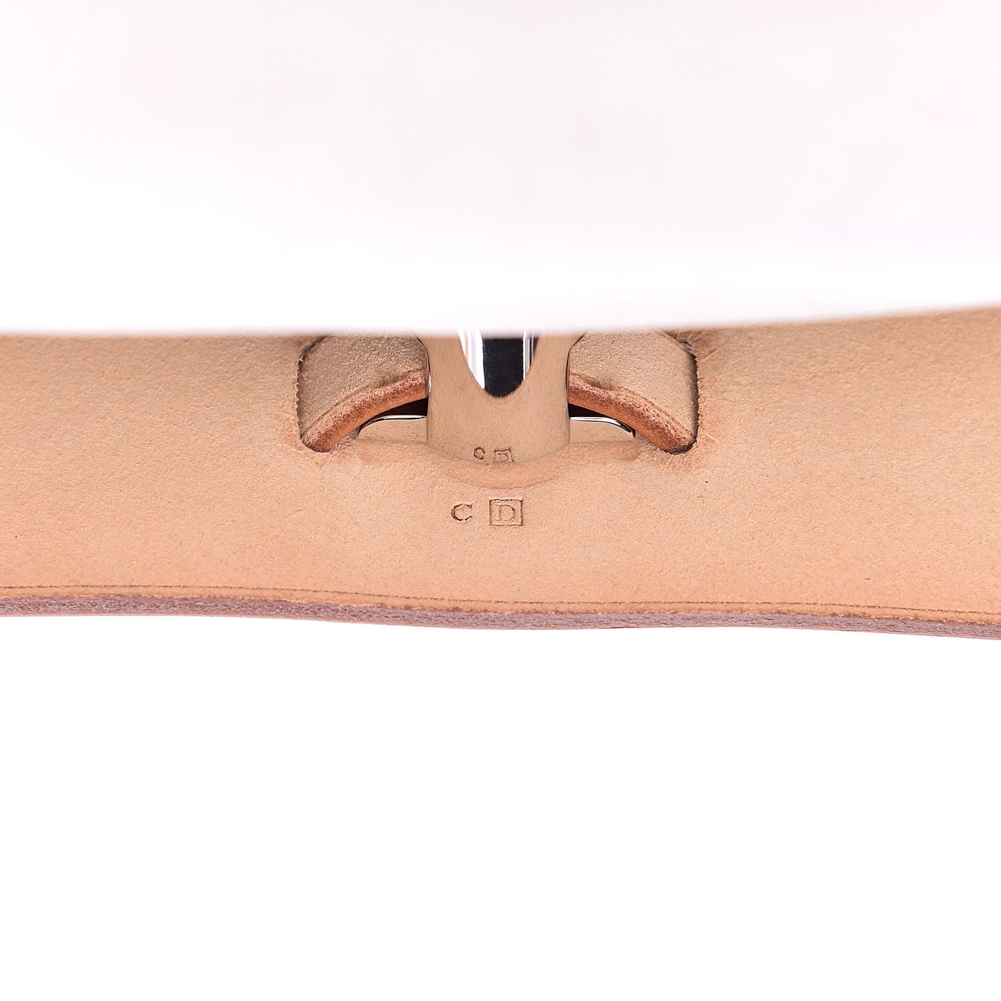 Toile Vache Calfskin Herbag 30 PM Natural