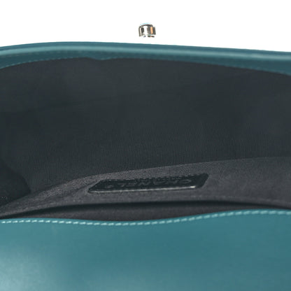 Chanel Patent Calfskin Quilted Small Plexiglass Boy Flap Turquoise 5 of 9