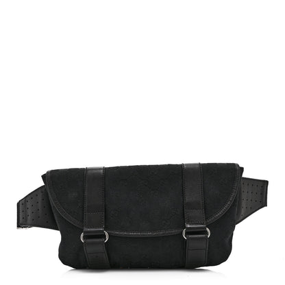 Gucci Monogram Waist Belt Bag Black 1 of 10