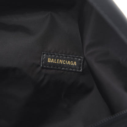 Balenciaga Sport Nylon Logo Embroidered Wheel Beltpack Black 6 of 10