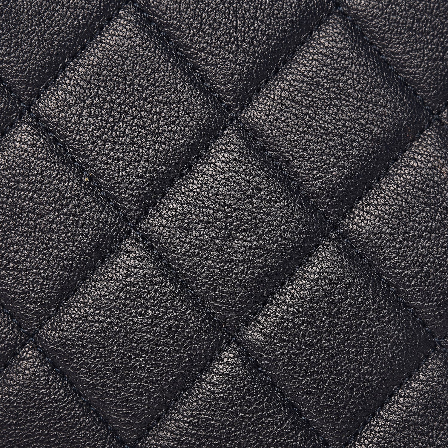 Chanel Goatskin Quilted Large Perfect Edge Flap Navy 12 of 20