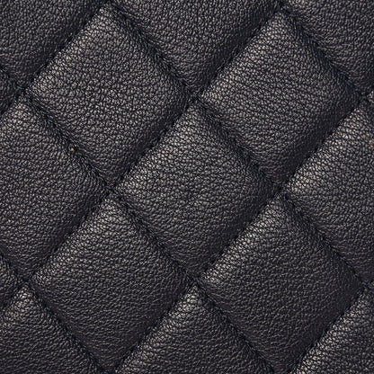 Chanel Goatskin Quilted Large Perfect Edge Flap Navy 12 of 20