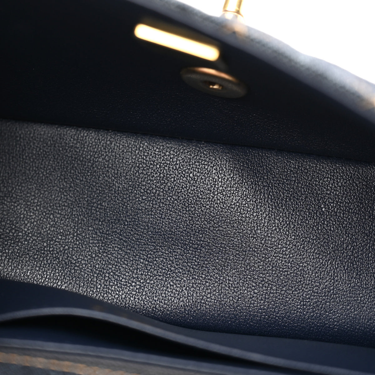 Chanel Denim Quilted Mini Rectangular Flap Dark Blue 5 of 11