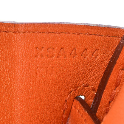 Hermes Swift Birkin 25 Orange 9 of 30