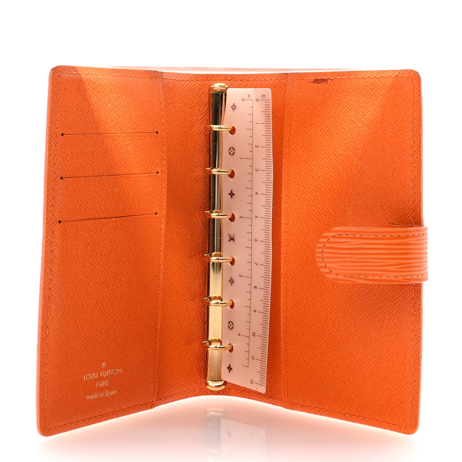 Louis Vuitton Epi Small Ring Agenda Cover Mandarin 5 of 6