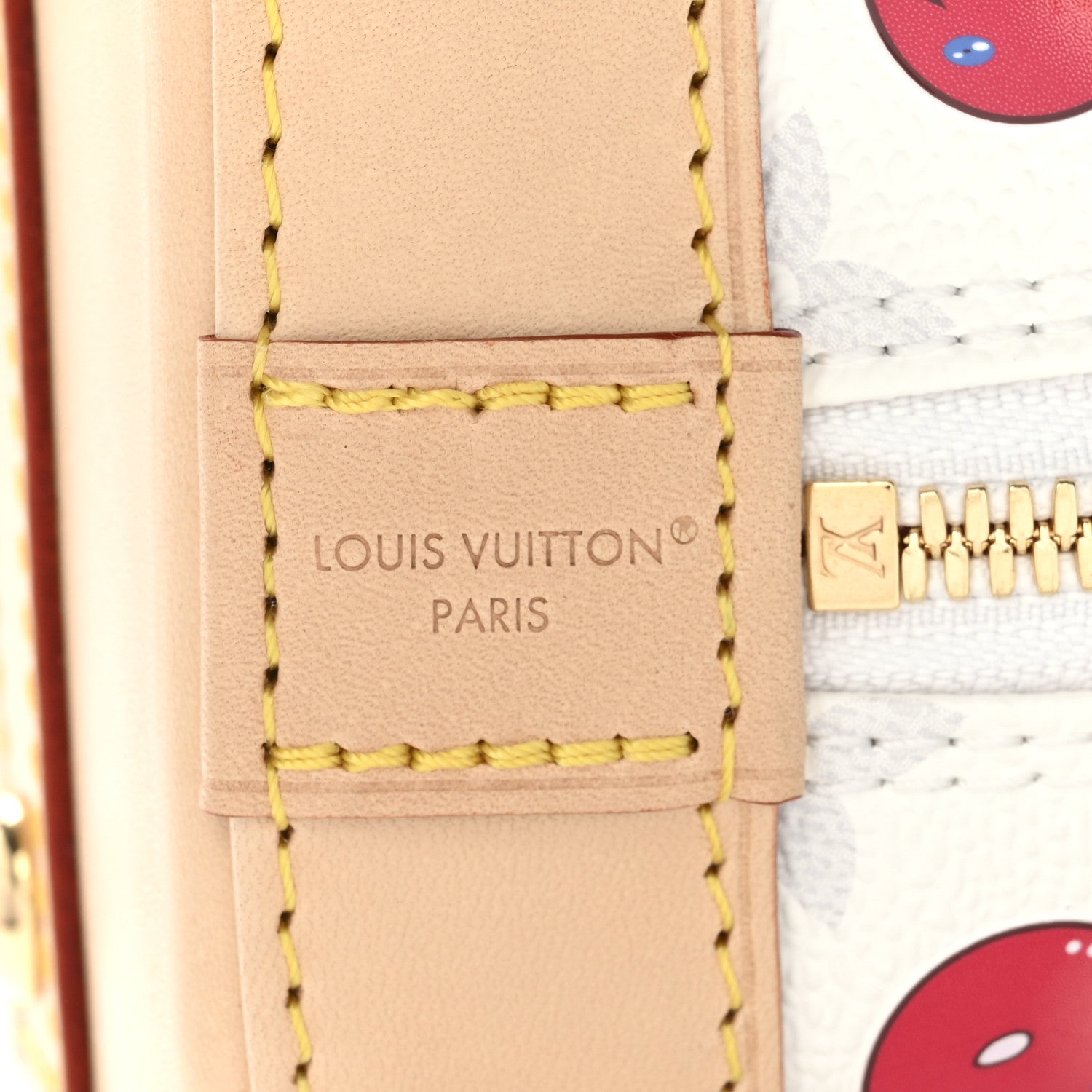 Louis Vuitton LV X TM Monogram Cerises Alma BB White 10 of 11