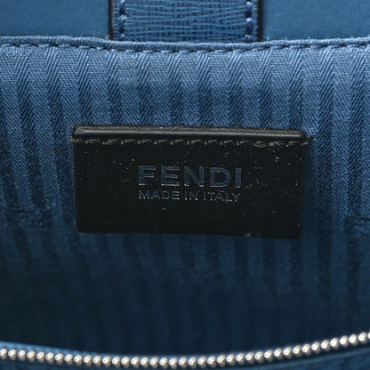 Fendi Vitello Elite Petite 2Jours Tote Blue Cobalto 6 of 13