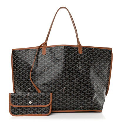 Goyard Goyardine Reversible Anjou GM Black Gold 3 of 12