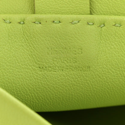 Hermes Lambskin Clou De Selle Pouch Kiwi 6 of 11