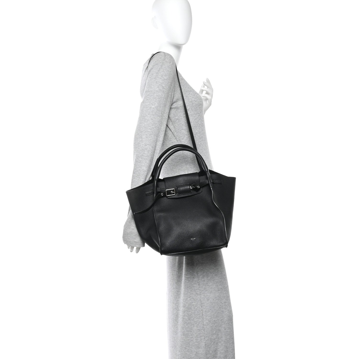 Celine Supple Grained Calfskin Small Big Bag Black 2 of 12