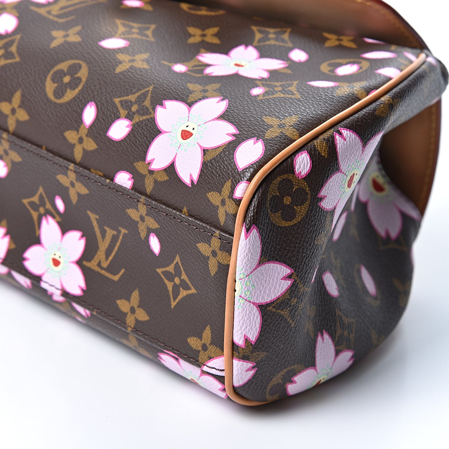 Monogram Cherry Blossom Sac Retro Bag Brown
