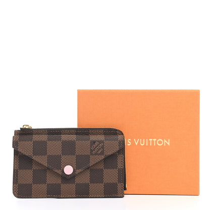 Louis Vuitton Damier Ebene Recto Verso Card Holder Rose Ballerine 7 of 8