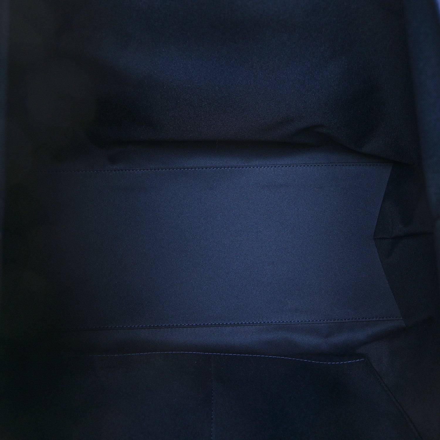 Louis Vuitton Cowhide Monogram Bandana Journey Tote Blue White 5 of 8