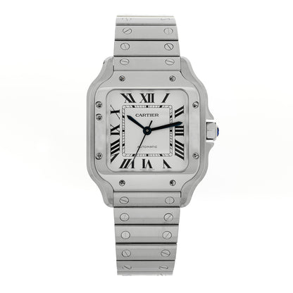 Cartier Stainless Steel 35mm Santos de Cartier Automatic Watch 1 of 5