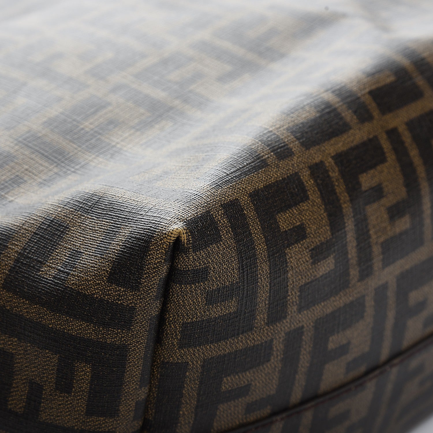Fendi Zucca Spalmati Medium Roll Tote Tobacco Fuxia 8 of 11