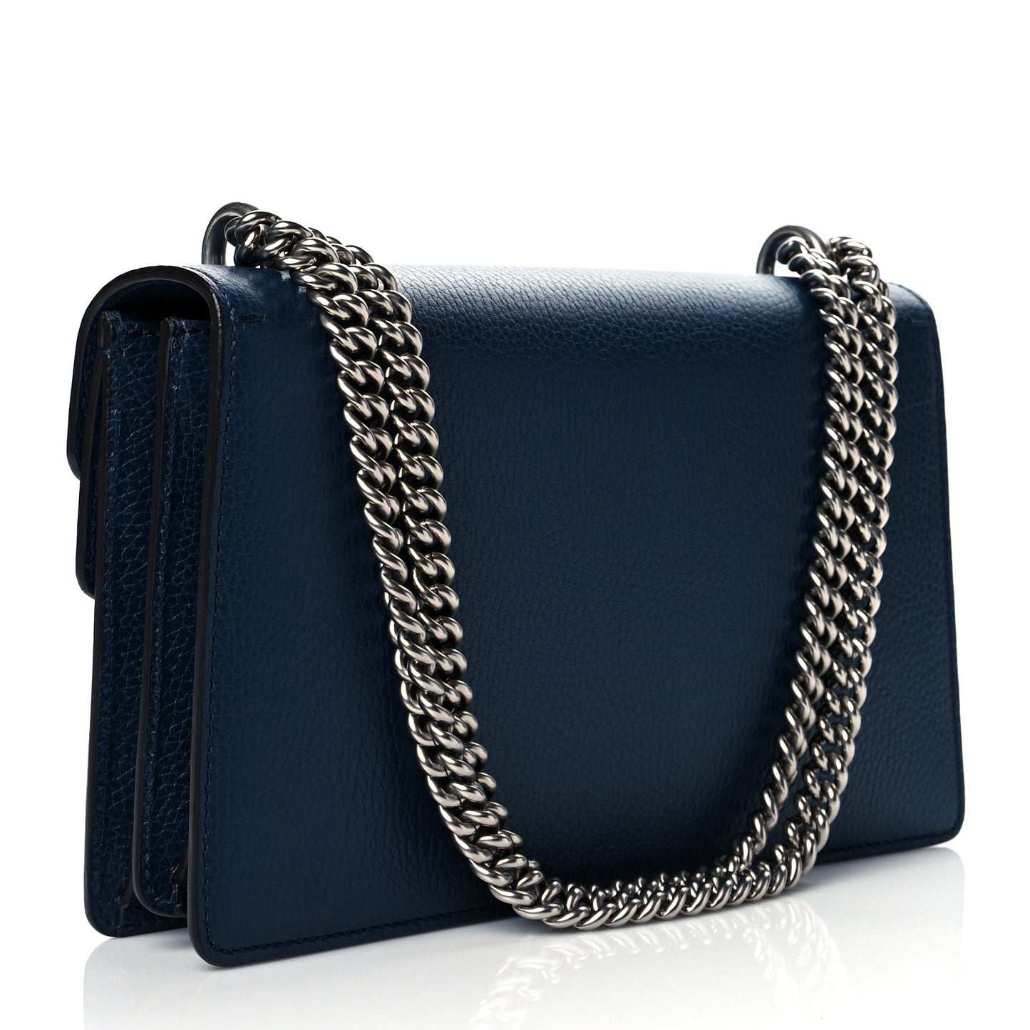 Dollar Calfskin Crystal Small Dionysus Shoulder Bag Blue Agata Montana Sapphire