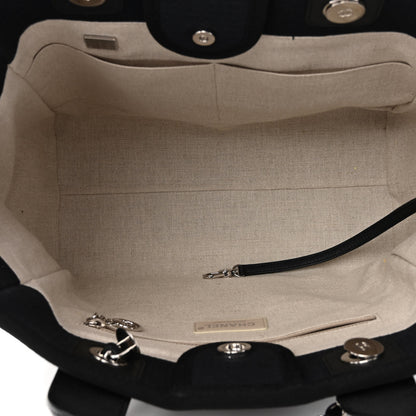 Chanel Mixed Fibers Small Deauville Tote Black 5 of 11