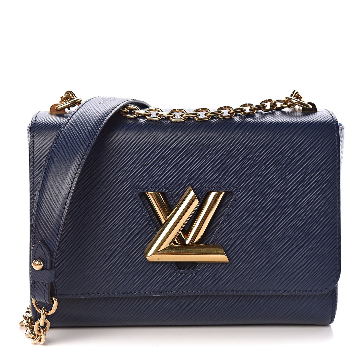 Epi Twist Shoulder Bag MM Indigo