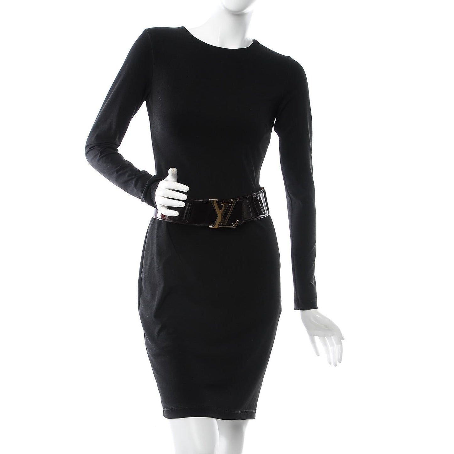 Patent LV Facettes Belt 75 30 Amarante