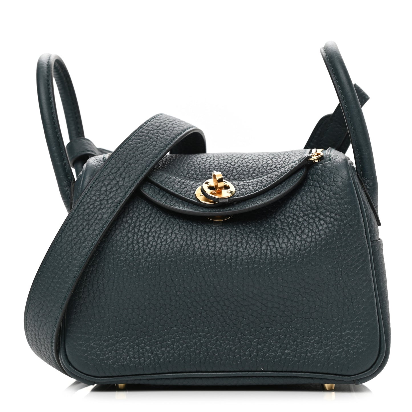 Taurillon Clemence Mini Lindy 20 Vert Cypress