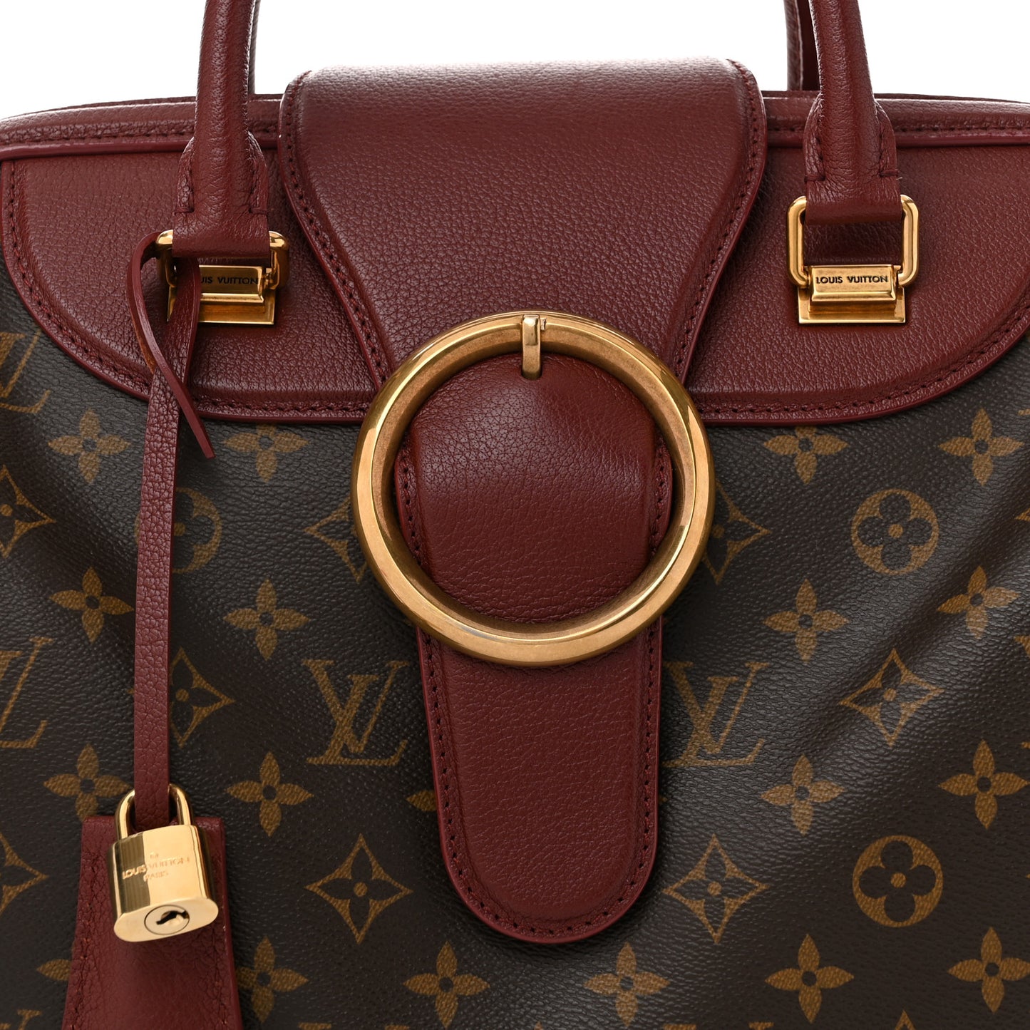 Monogram Golden Arrow Speedy Burgundy