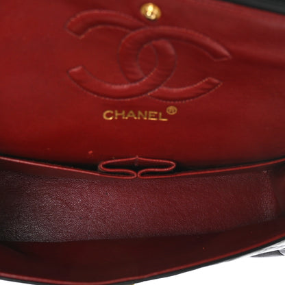 Chanel Lambskin Quilted Medium Double Flap Black 5 of 11