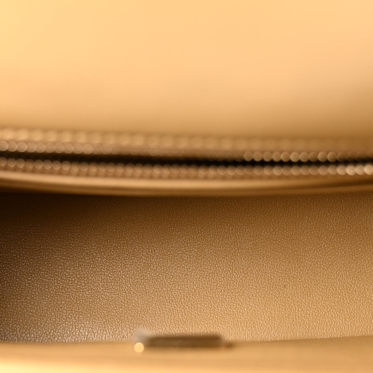 Chanel Lambskin Quilted Mini Rectangular Pearl Crush Flap Beige 4 of 9