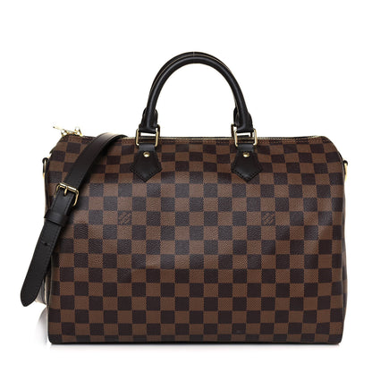Louis Vuitton Damier Ebene Speedy Bandouliere 35 1 of 10