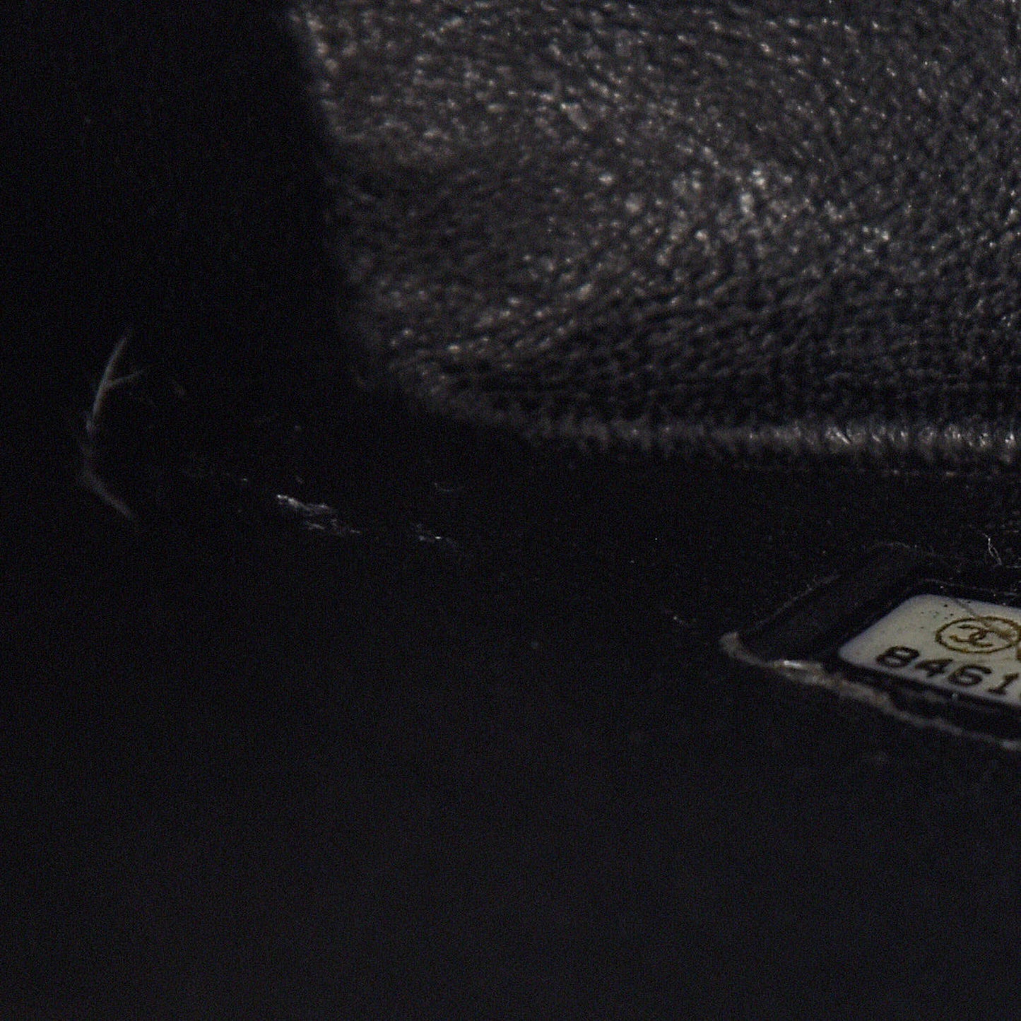 Caviar Quilted Medallion Tote Black
