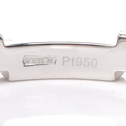 Gucci Platinum Diamond Link To Love Band Ring 50 5.25 4 of 5