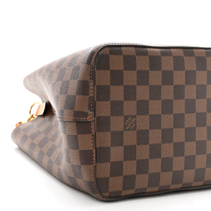 Louis Vuitton Damier Ebene Neonoe MM Safran 9 of 11