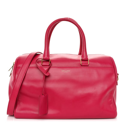 Saint Laurent SAINT LAURENT Calfskin Classic Duffle 6 Fuchsia 1 of 9