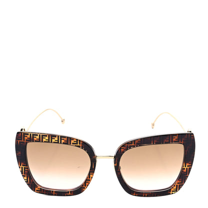 Fendi Acetate Metal F is Fendi FF Square Cat Eye Sunglasses FF 0424/F/S Havana 2 of 7
