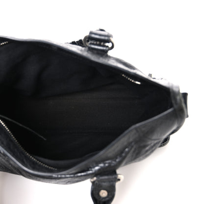 Balenciaga Agneau Arena Silver Hardware Small Le City Black 5 of 10