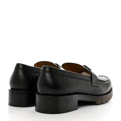 Hermes Calfskin Mens Gregoire Loafers 45 Black 4 of 9