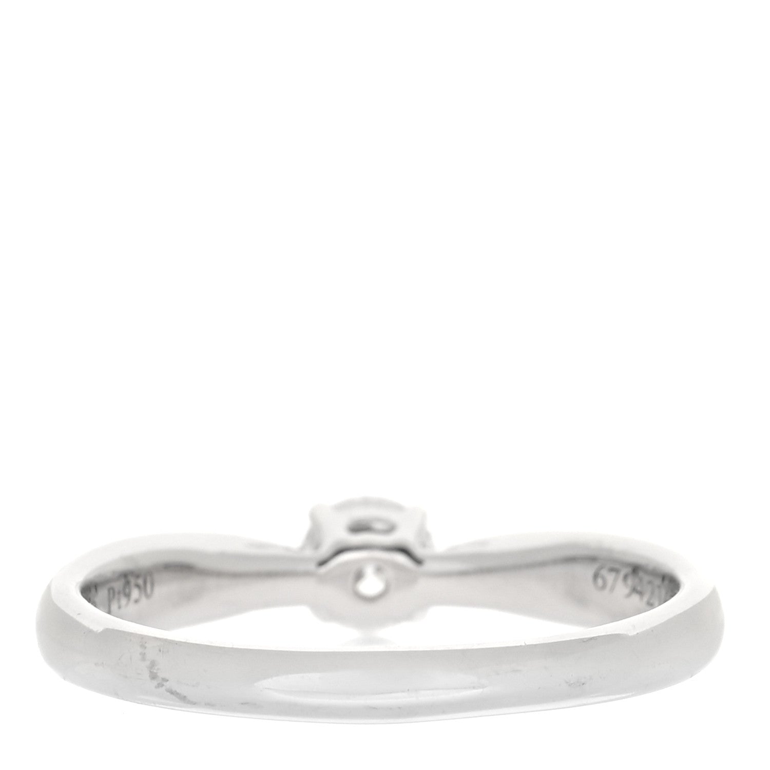Tiffany Platinum Diamond .22ct Harmony Solitaire Engagement Ring 49 5 3 of 7