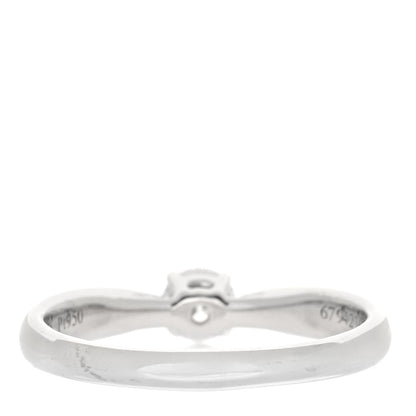 Tiffany Platinum Diamond .22ct Harmony Solitaire Engagement Ring 49 5 3 of 7