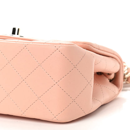 Chanel Lambskin Quilted Mini Square Flap Pink 6 of 8