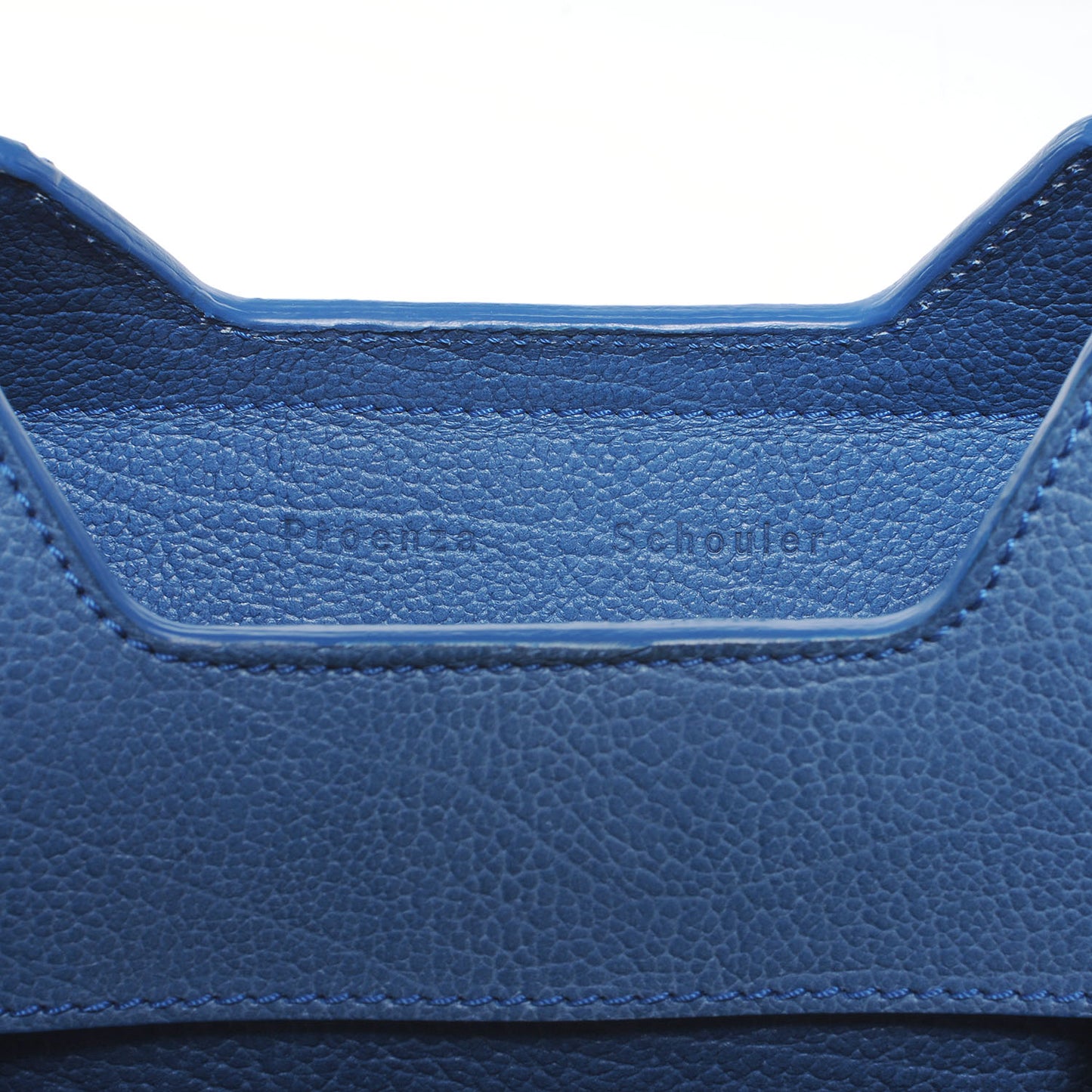 Leather PS13 Small Satchel Blue