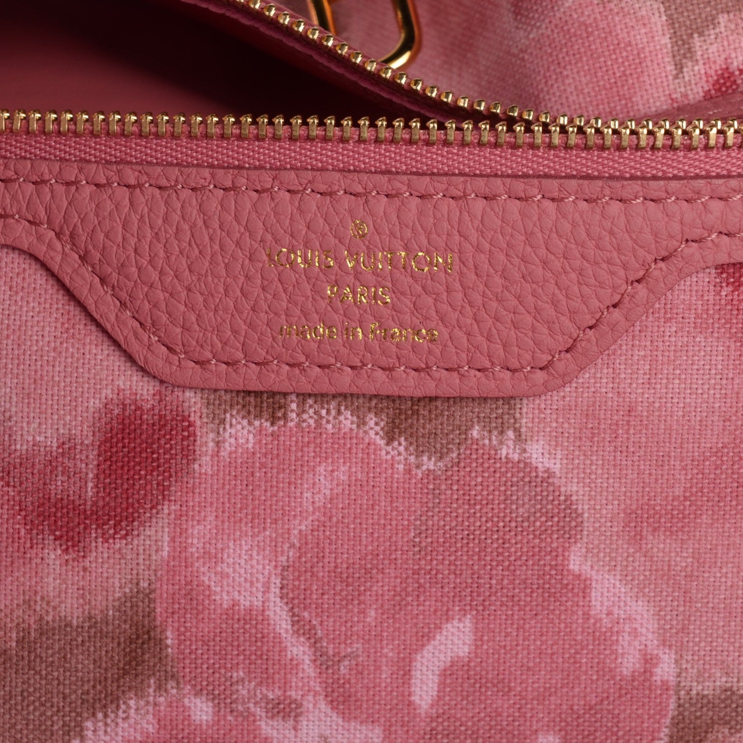 Louis Vuitton Monogram Articles de Voyage Ikat Neverfull GM Rose Velours 6 of 7
