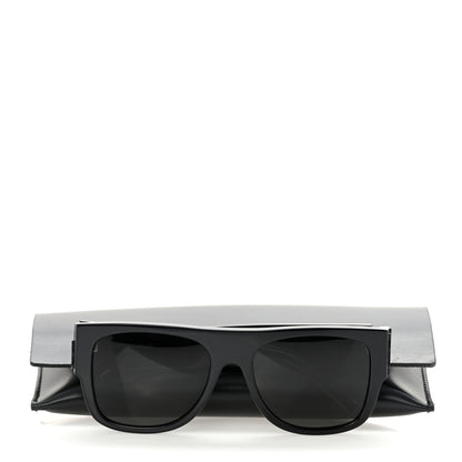 Saint Laurent Acetate Square Sunglasses SL M16 Black 8 of 8