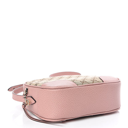 Gucci Monogram Mini Bree Messenger Bag Beige Soft Pink 4 of 9