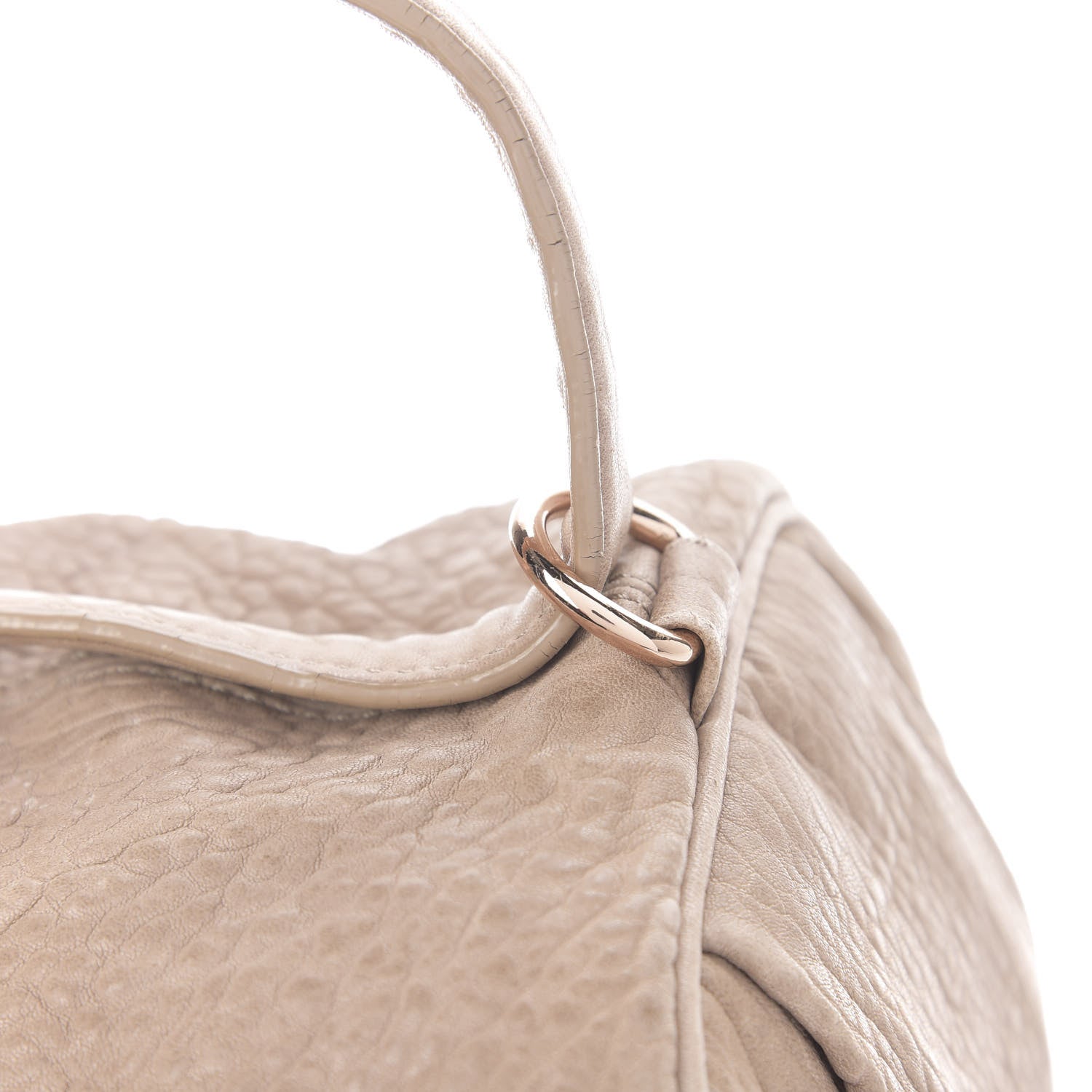Alexander Wang Pebbled Lambskin Angela Pochette Latte Rose Gold Hardware 12 of 12