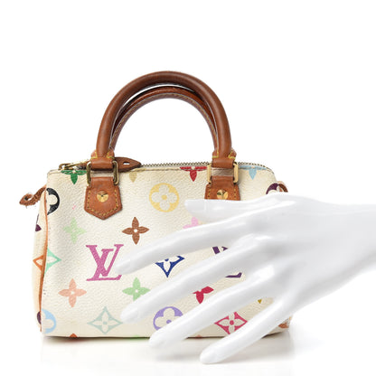 Louis Vuitton Monogram Multicolor Mini Sac HL Speedy White 2 of 6