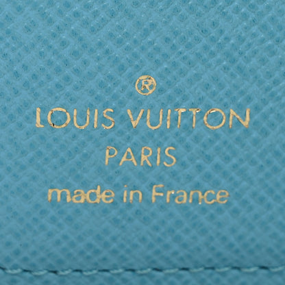 Louis Vuitton Monogram Groom Compact Zip Wallet Blue 6 of 14