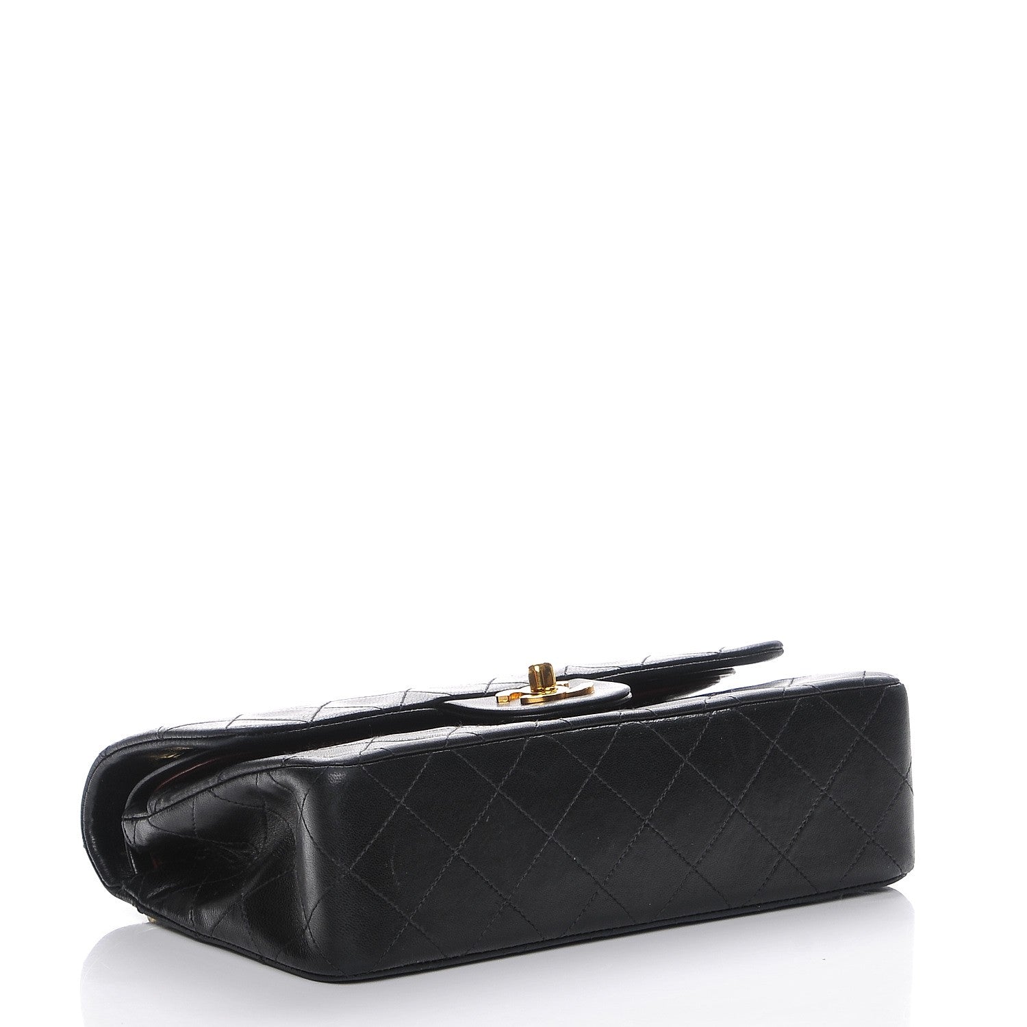 Chanel Lambskin Quilted Small Double Flap Black 4 of 9