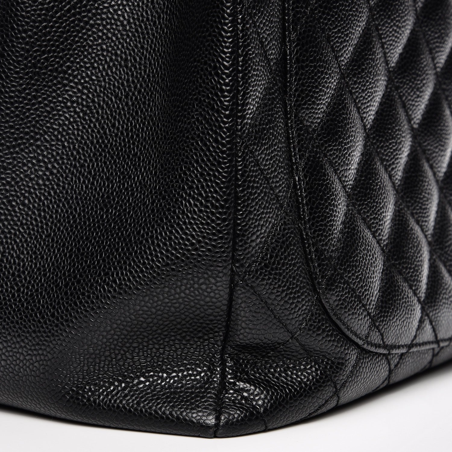 Chanel Caviar Quilted Grand Shopping Tote GST Black 8 of 9